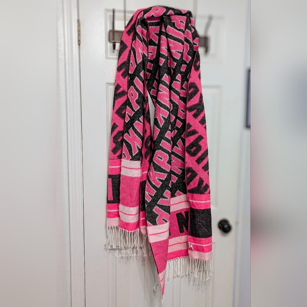 Pink Victoria secret scarf